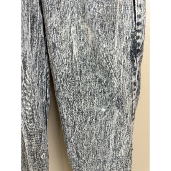Vintage Jumpsuit – Women’s Studded Wrap Style, Size M Acid Wash Gray - Picture 15 of 16